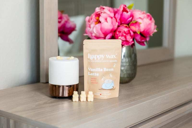 هابي واكس مجموعة Happy Wax Coffee Mix Collection ذوبان شمع الصويا الطبيعي المعطر - إجمالي 6 أوقية. مجموعة الشمع المعطر المذاب تتضمن 2 أونصة من قهوة البندق، 2 أونصة من حبوب الفانيليا لاتيه و2 أونصة من الكراميل ماكياتو - Image 5